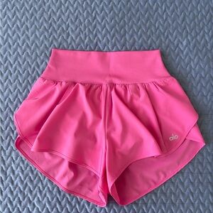 ALO Yoga Women's Vibrant Pink Athletic Shorts